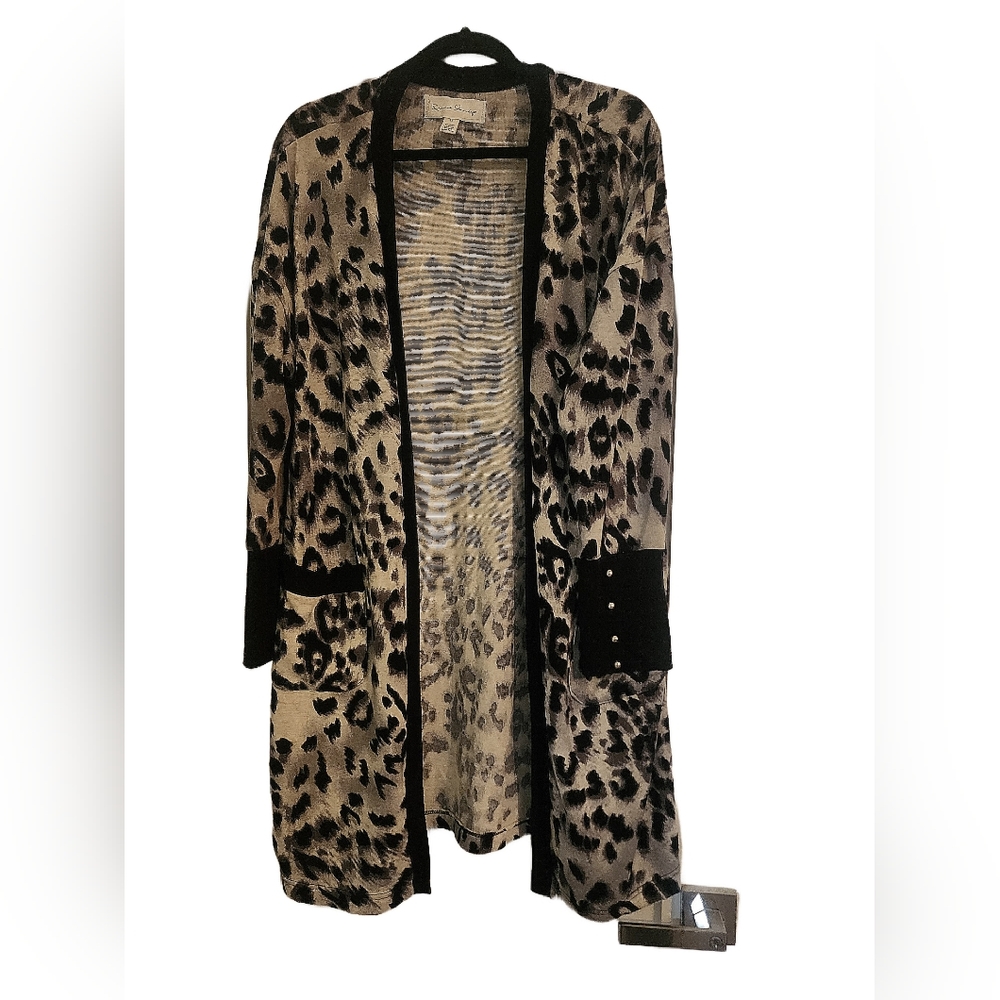 FRENCH LAUNDRY leopard cardigan